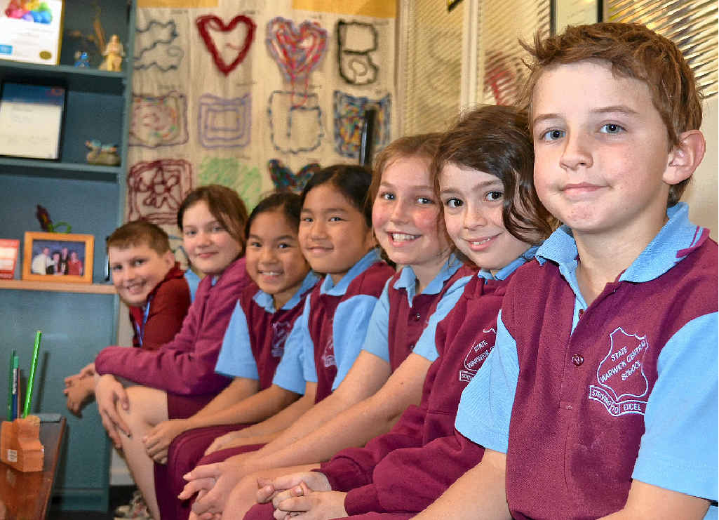 READY TO TEST AWAY: (from front) Nicholas Schelback, Kira Reeves, Bonnie Tapping, Adie and Annie McConville, Claire Marshall and Dean Clarke. READY TO TEST AWAY: (from front) Nicholas Schelback, Kira Reeves, Bonnie Tapping, Adie and Annie McConville, Claire Marshall and Dean Clarke.
